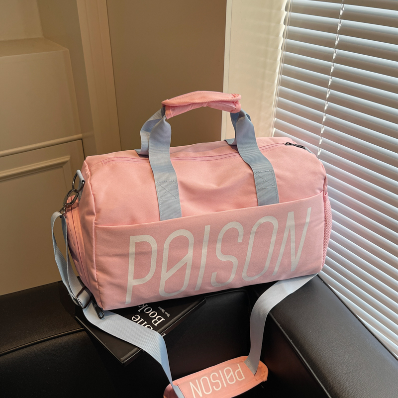 Large Capacity Lightweight Women's Travel Bag - Sports Fitness Bag with Dry Wet Separation for Swimming & Handheld Storage Large Capacity Lightweight Women's Travel Bag - Sports Fitness Bag with Dry Wet Separation for Swimming & Handheld Storage