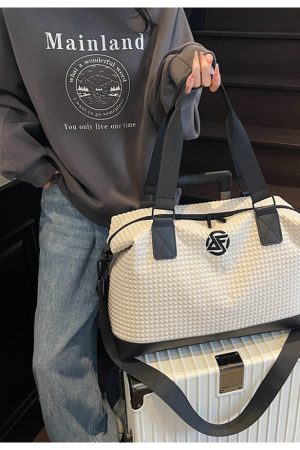 Large Capacity Lightweight Women's Travel Bag - Versatile Commuter Tote, Gym Bag, and Maternity Luggage for Business Trips