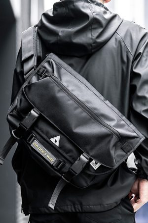 Large-Capacity Multifunctional Crossbody Bag - Trendy Chest Bag for Men, Ideal for Work, Motorcycle, and Everyday Use