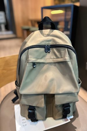 Large-Capacity Oxford Cloth Travel Backpack for Women - 2025 Spring Multi-Pocket Student Bag