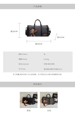 Large-Capacity Shoulder Bag for Women - Stylish Autumn Winter Travel Bag, Perfect for Gym, Short Trips, and Daily Use