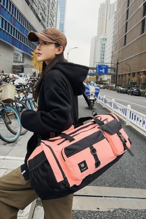 Large Capacity Sports Bag with Dry Wet Separation - Fitness Backpack for Men & Women, Training Equipment & Skiing Storage