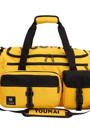 Large Capacity Sports Bag with Dry Wet Separation - Fitness Backpack for Men & Women, Training Equipment & Skiing Storage