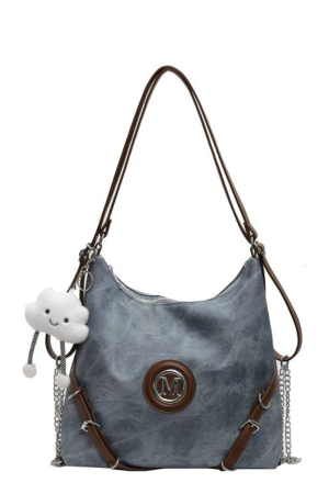 Large Capacity Three-in-One Women's Crossbody Bag - Stylish Shoulder Tote & Backpack for Spring 2025