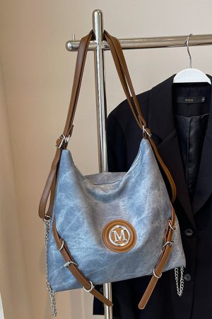 Large Capacity Three-in-One Women's Crossbody Bag - Stylish Shoulder Tote & Backpack for Spring 2025