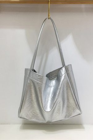 Large Capacity Tote Bag for Women - Korean Style Lazy Chic Design, 2023 New Fashion Shoulder Bag, Niche Aesthetic