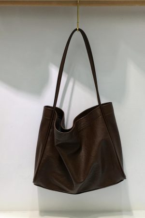 Large Capacity Tote Bag for Women - Korean Style Lazy Chic Design, 2023 New Fashion Shoulder Bag, Niche Aesthetic