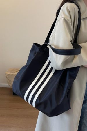 Large Capacity Waterproof Oxford Cloth Outdoor Bag - Versatile Lazy Style Travel Bag for Short Trips