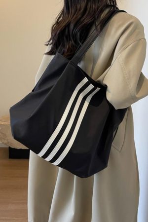 Large Capacity Waterproof Oxford Cloth Outdoor Bag - Versatile Lazy Style Travel Bag for Short Trips