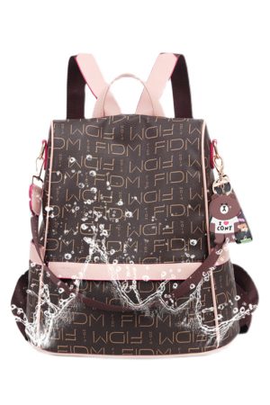 Large Capacity Women's Backpack - Fashionable Commuting Bag, Double Shoulder Design, European and American Style, Ideal for Moms