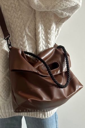 Large-Capacity Women's Briefcase Tote Bag 2024 - Stylish Commuter Shoulder Crossbody Bag for Students and Early Classes