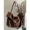 Large-Capacity Women's Briefcase Tote Bag 2024 - Stylish Commuter Shoulder Crossbody Bag for Students and Early Classes