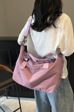 Large Capacity Women's Commuter Travel Bag - Lightweight Fitness Shoulder Bag, Perfect for Maternity & Everyday Use