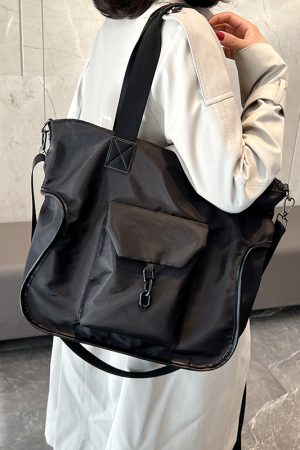 Large-Capacity Women's Shoulder Bag - Versatile Minimalist Tote & Crossbody for Students and Commuters - Chic Everyday Style