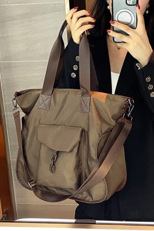 Large-Capacity Women's Shoulder Bag - Versatile Minimalist Tote & Crossbody for Students and Commuters - Chic Everyday Style