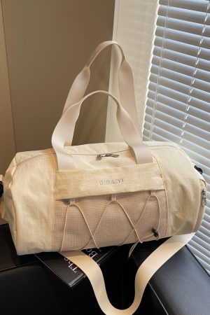 Large Capacity Women's Travel Bag - Handheld Fitness Bag with Dry Wet Separation for Sports, Yoga, Swimming, Lightweight Luggage