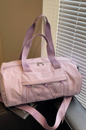 Large Capacity Women's Travel Bag - Handheld Fitness Bag with Dry Wet Separation for Sports, Yoga, Swimming, Lightweight Luggage