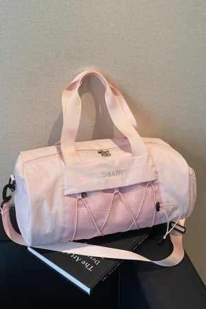 Large Capacity Women's Travel Bag - Handheld Fitness Bag with Dry Wet Separation for Sports, Yoga, Swimming, Lightweight Luggage