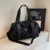 Large Capacity Women's Travel Bag - Solid Color, Portable Hand-Held Design, Ideal for Maternity, Sports, Gym, and Luggage.