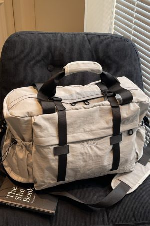 Large Capacity Women's Travel Bag - Stylish Hand-Held Sports Fitness Shoulder Luggage & Maternity Storage Bag