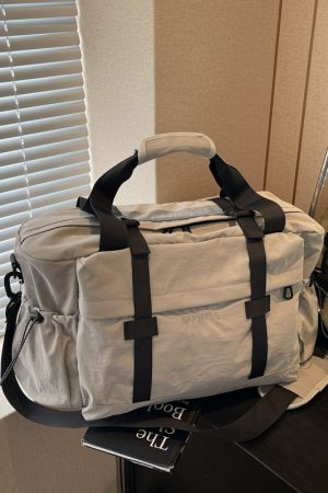 Large Capacity Women's Travel Bag - Stylish Hand-Held Sports Fitness Shoulder Luggage & Maternity Storage Bag