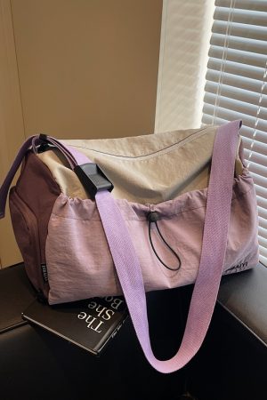 Large Capacity Women's Travel Bag - Stylish Lightweight Sports Fitness Shoulder Crossbody Bag for Short Trips & Business Travel