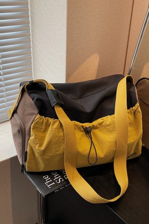 Large Capacity Women's Travel Bag - Stylish Lightweight Sports Fitness Shoulder Crossbody Bag for Short Trips & Business Travel