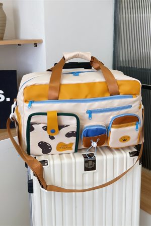 Large Capacity Women's Travel Bag 2025 - Dry & Wet Separation Handheld Shoulder Crossbody Gym Bag for Short-Distance Trips