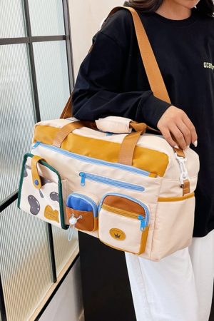 Large Capacity Women's Travel Bag 2025 - Dry & Wet Separation Handheld Shoulder Crossbody Gym Bag for Short-Distance Trips