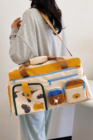 Large Capacity Women's Travel Bag 2025 - Dry & Wet Separation Handheld Shoulder Crossbody Gym Bag for Short-Distance Trips