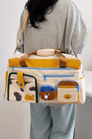 Large Capacity Women's Travel Bag 2025 - Dry & Wet Separation Handheld Shoulder Crossbody Gym Bag for Short-Distance Trips