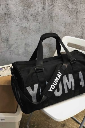 Large Capacity Women's Travel Tote Bag with Dry Wet Separation for Sports, Fitness, and Short Trips