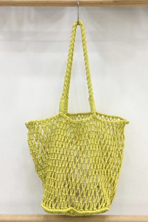 Large Capacity Woven Fishing Net Beach Bag - Stylish Summer Shoulder Tote for Vacation, Underarm Carry, and Casual Outings