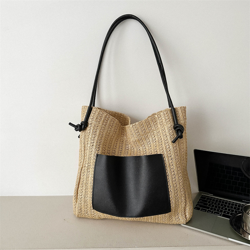 Large Capacity Woven Straw Bag for Women - Versatile Summer 2025 Shoulder Crossbody Tote - Perfect Beach Commuter Style Large Capacity Woven Straw Bag for Women - Versatile Summer 2025 Shoulder Crossbody Tote - Perfect Beach Commuter Style