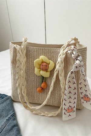 Large-Capacity Woven Straw Shoulder Bag for Women â€“ 2025 Summer Versatile Beach Crossbody Tote