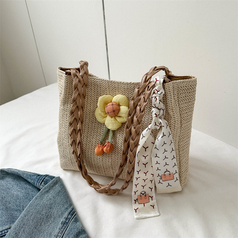 Large-Capacity Woven Straw Shoulder Bag for Women – 2025 Summer Versatile Beach Crossbody Tote Large-Capacity Woven Straw Shoulder Bag for Women – 2025 Summer Versatile Beach Crossbody Tote