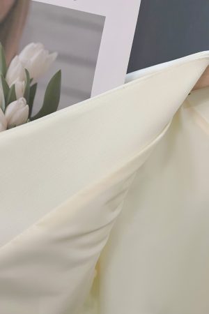 Light Beige Thin Blazer for Petite Women - Short Sleeve Summer Suit in Gentle Socialite Style, Chic 2025 Fashion