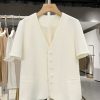 Light Beige Thin Blazer for Petite Women - Short Sleeve Summer Suit in Gentle Socialite Style, Chic 2025 Fashion