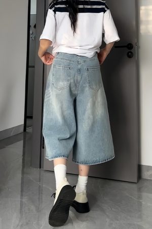 Light-Colored Women's Plus-Size Summer Wide-Leg Pants, High-Waisted Loose-Fitting 7/8 Length Trousers for a Flattering Fit