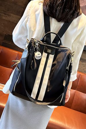 Light Luxury Classic Commuter Backpack for Women - Water-Resistant Dual-Use Shoulder and Backpack, Stylish High-End Design