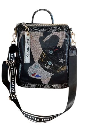 Light Luxury Fashion Backpack for Women - Large Capacity Dual-Use Shoulder Bag, High-End Commuting Style