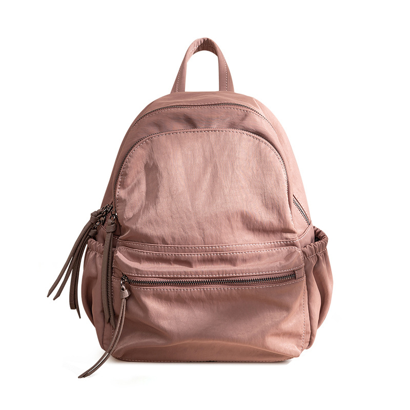 Light Luxury Solid Color Oxford Cloth Backpack for Women - Large Capacity Casual Commuting Bag, Stylish Everyday Essentials Light Luxury Solid Color Oxford Cloth Backpack for Women - Large Capacity Casual Commuting Bag, Stylish Everyday Essentials