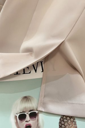 Light Pink Elegant Women's Blazer Jacket - Thin High-End Spring/Summer Suit Top for Intellectual Style