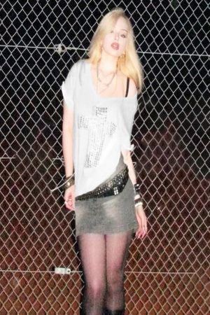 Light Subculture Cross Sequin Loose Mid-Length T-Shirt for Women - Relaxed Big V-Neck Short Sleeve Summer Top