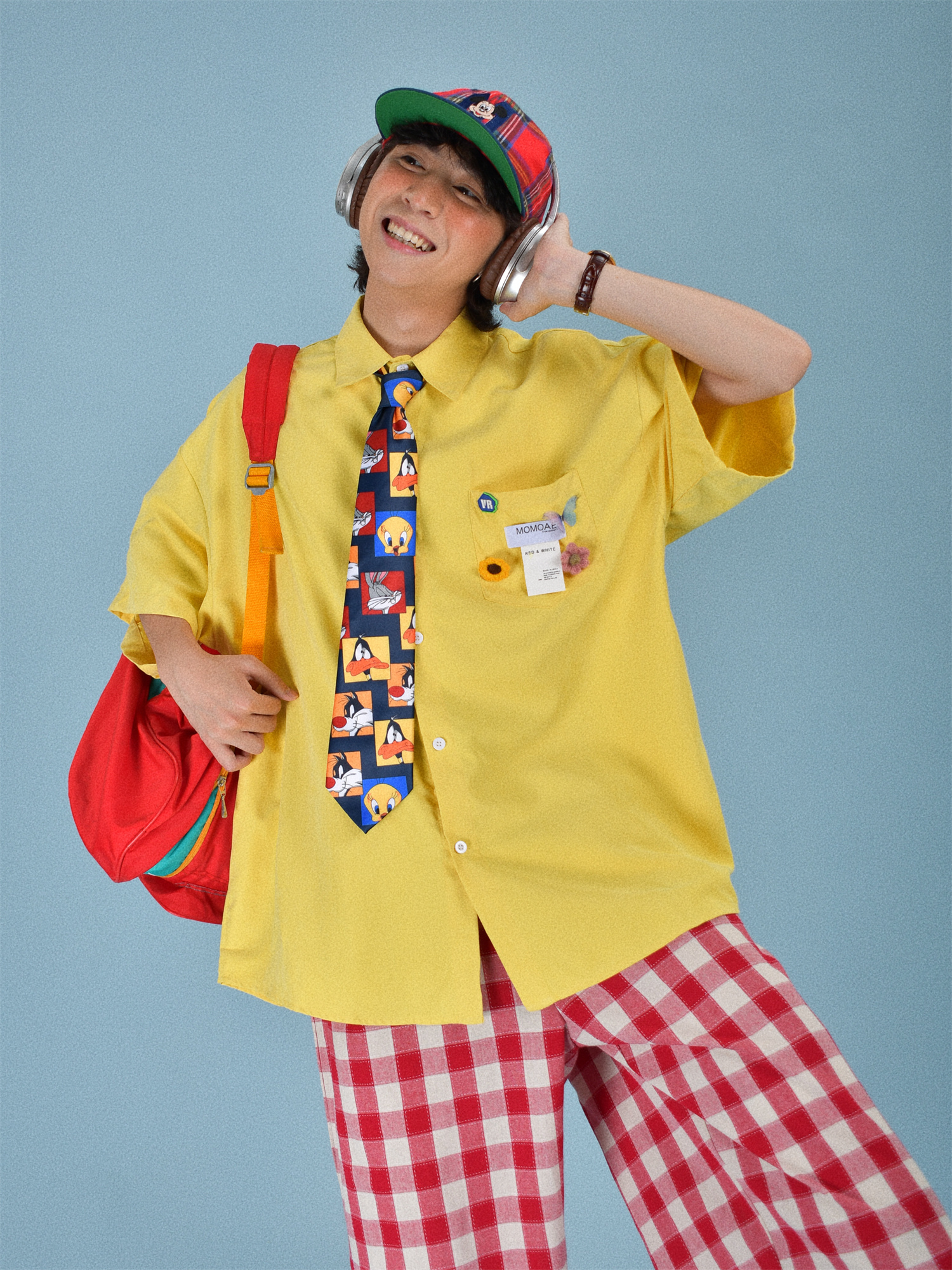 Light Yellow Short Sleeve Shirt for Women - Vintage Loose Fit Korean Style Summer Top - Popular Half Sleeve Design for Students Light Yellow Short Sleeve Shirt for Women - Vintage Loose Fit Korean Style Summer Top - Popular Half Sleeve Design for Students