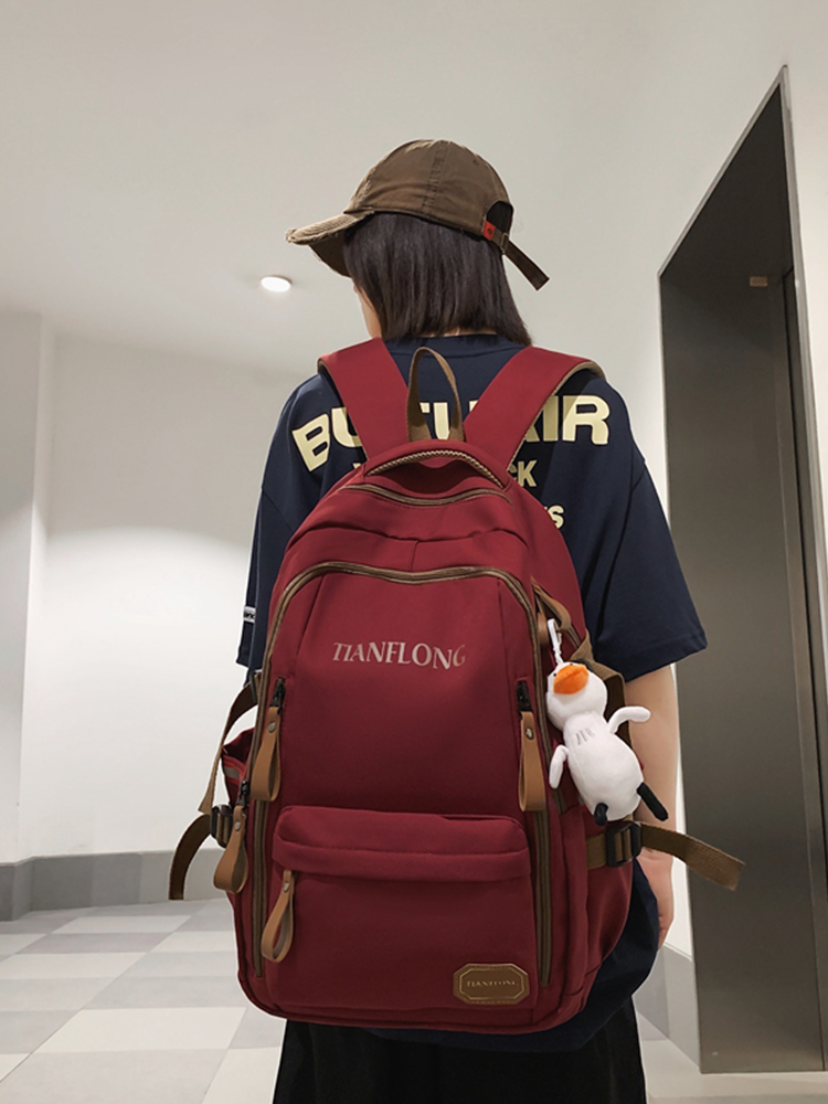 Lightweight Double Shoulder Bag for Girls - Stylish Classroom Backpack for High School & College Students, Travel Laptop Carrier Lightweight Double Shoulder Bag for Girls - Stylish Classroom Backpack for High School & College Students, Travel Laptop Carrier