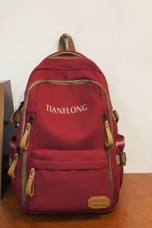 Lightweight Double Shoulder Bag for Girls - Stylish Classroom Backpack for High School & College Students, Travel Laptop Carrier