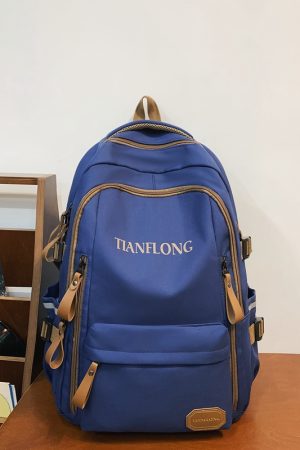 Lightweight Double Shoulder Bag for Girls - Stylish Classroom Backpack for High School & College Students, Travel Laptop Carrier