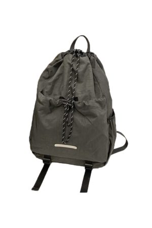 Lightweight Drawstring Backpack for Men - Summer 2025 Outdoor Cycling & Travel Bag, Ideal for School & Mountaineering Adventures