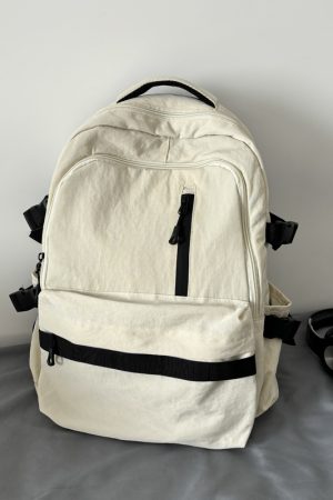 Lightweight French Style Backpack for Girls - Summer Commuter Laptop Bag for High School Students, Travel-Ready Design 2025